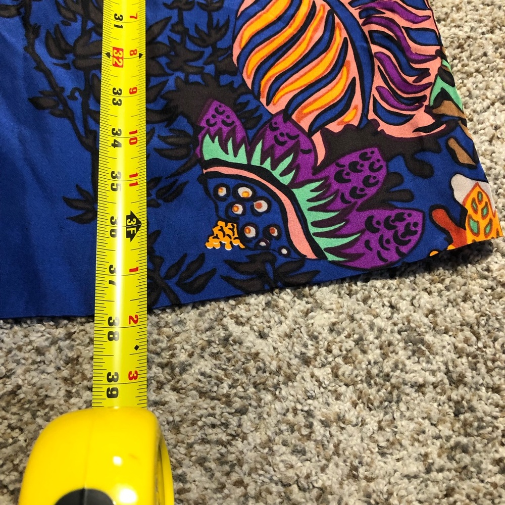 J. Crew Silk Tropical Ruffle Dress - 14 - Picture 6 of 8